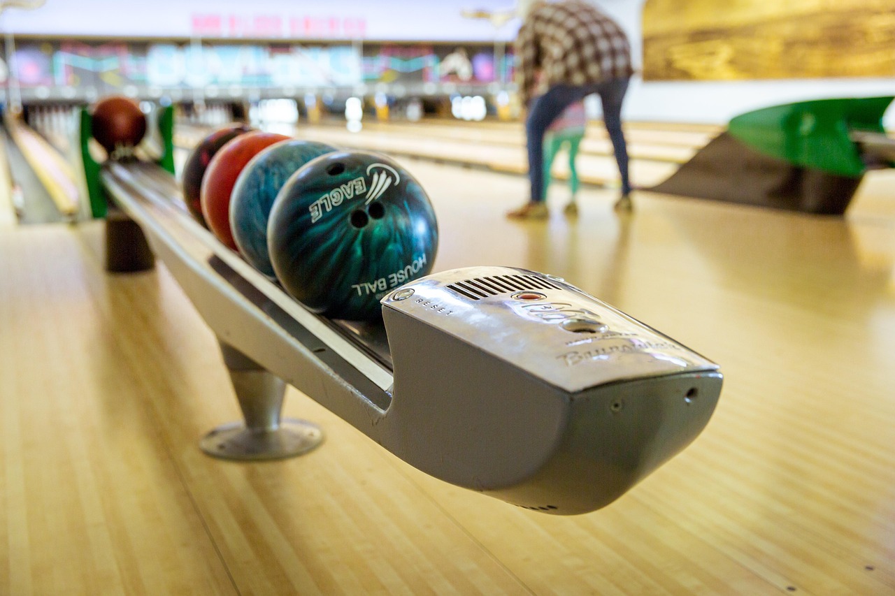Partie de bowling en famille